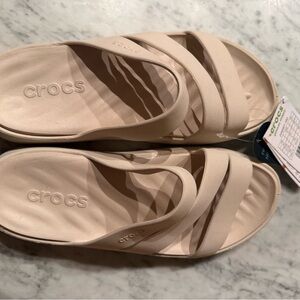 CROCS Women's Cream Sandals